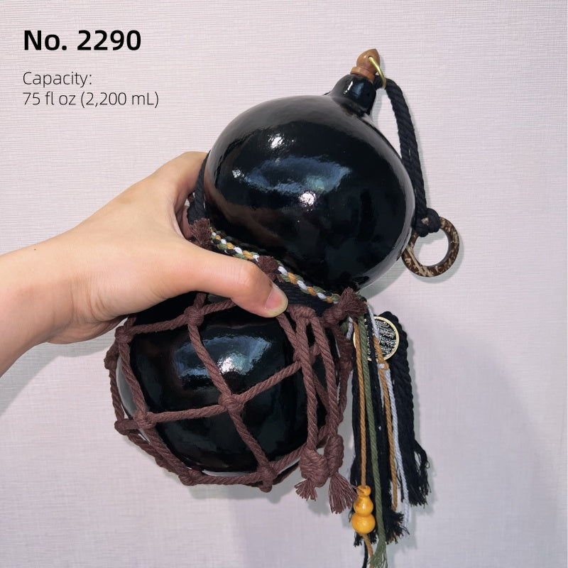 Small Batch #08 – Handcrafted Urushi Gourd Bottle – Extra Large (Rare Size) – Exact Piece Shown