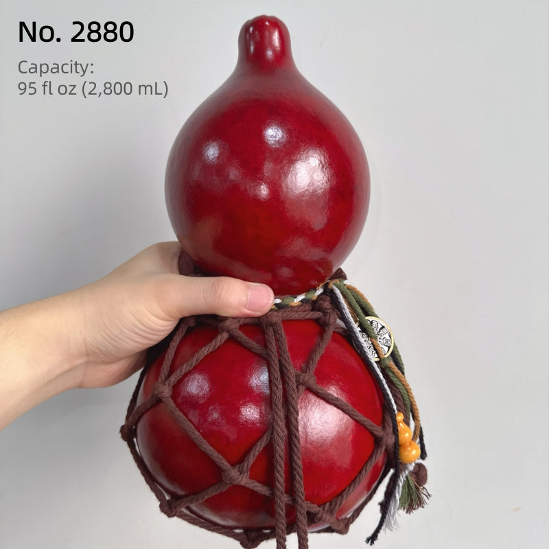 Small Batch #10 – Handcrafted Urushi Gourd Bottle – Extra Large (Rare Size) – Exact Piece Shown
