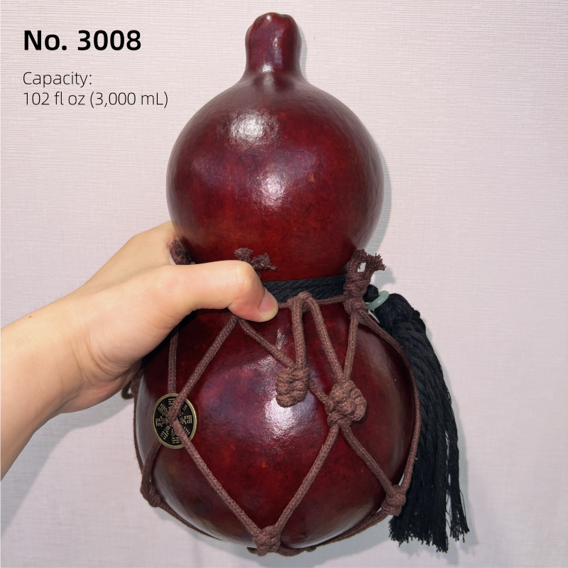 Small Batch #10 – Handcrafted Urushi Gourd Bottle – Extra Large (Rare Size) – Exact Piece Shown
