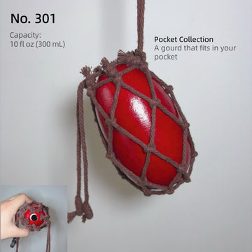 Pocket Collection — Handcrafted Urushi Gourd Bottle — Exact Piece Shown