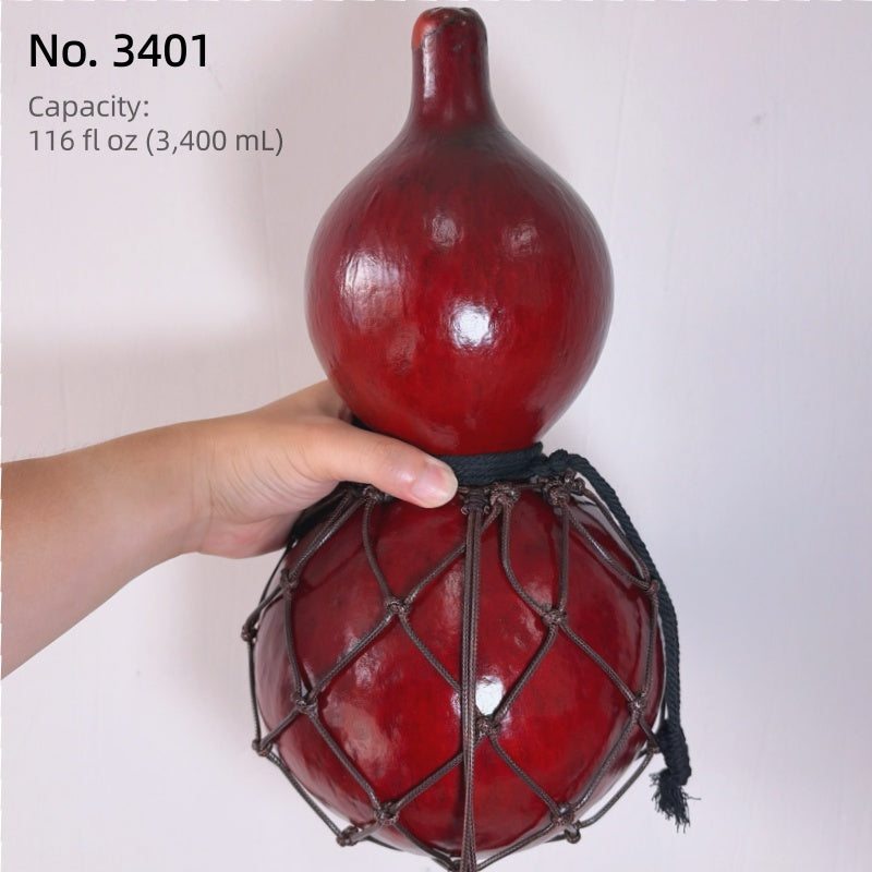 Wukong-Inspired Handcrafted Urushi Gourd Bottle