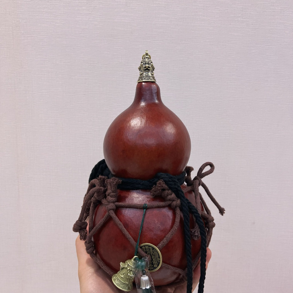 Vintage Brass Bottle Stopper for Gourd Bottle