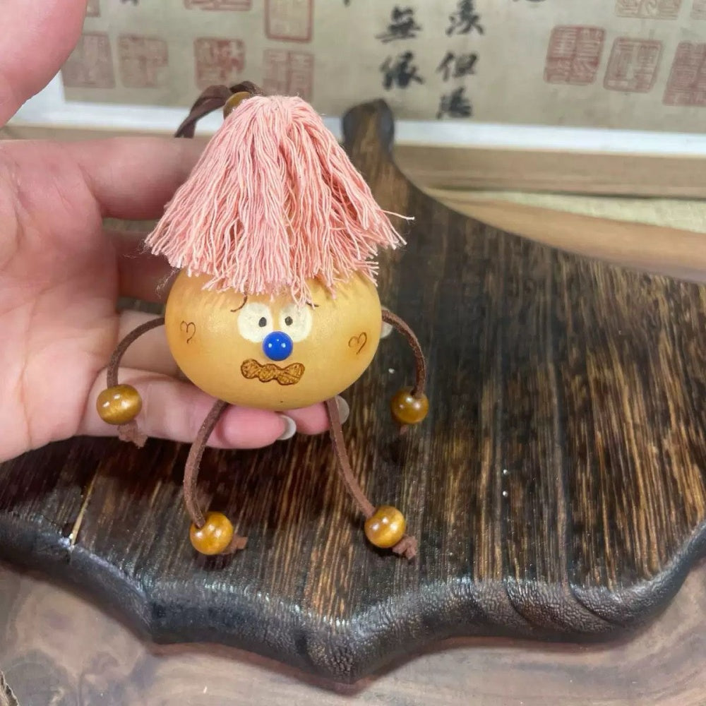 Hand-Carved & Wood-Burning Gourd Charm – The Oddlings