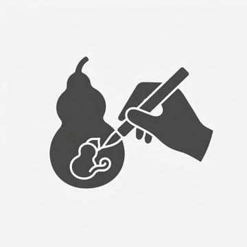 Custom Hand-Carving Service for Urushi Gourd Bottles