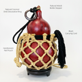 Traditional gourd water bottle reflecting the history of gourd drinking vessels